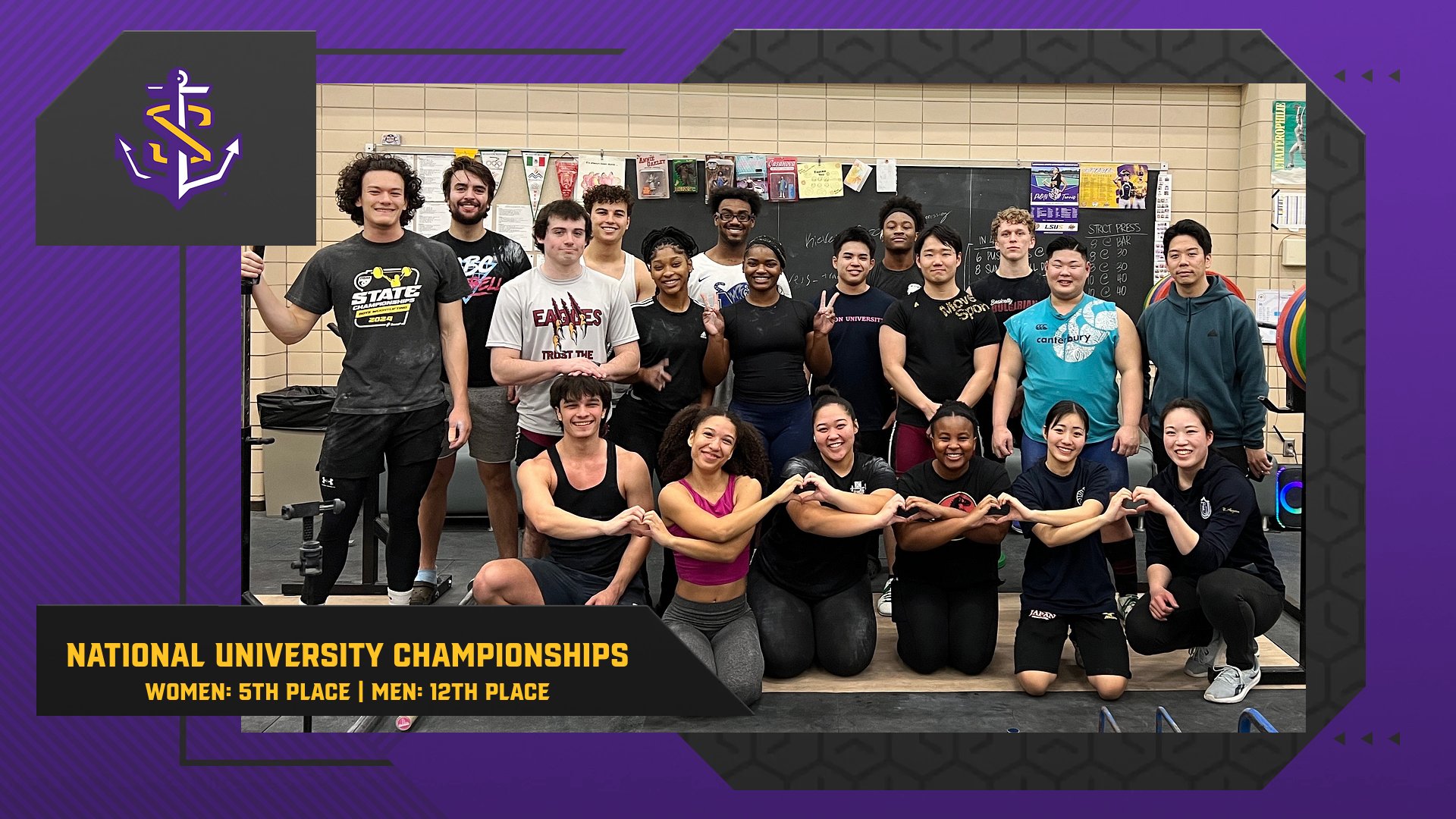 LSUS Women Earn Fifth, Men Battle to 12th at National University Championships