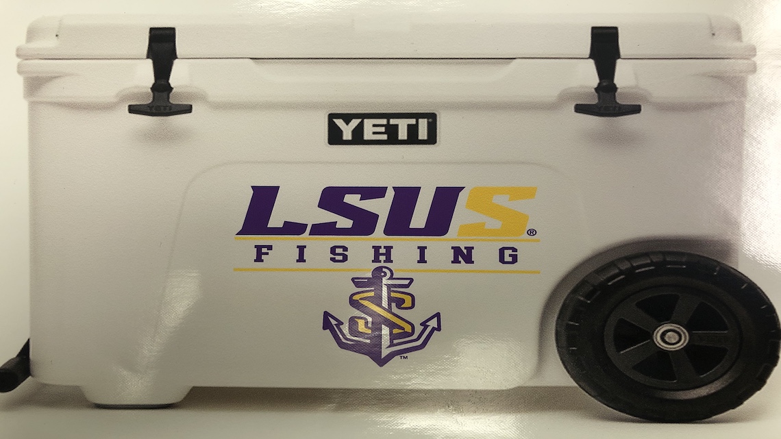 LSUS BASS FISHING: YETI COOLER RAFFLE