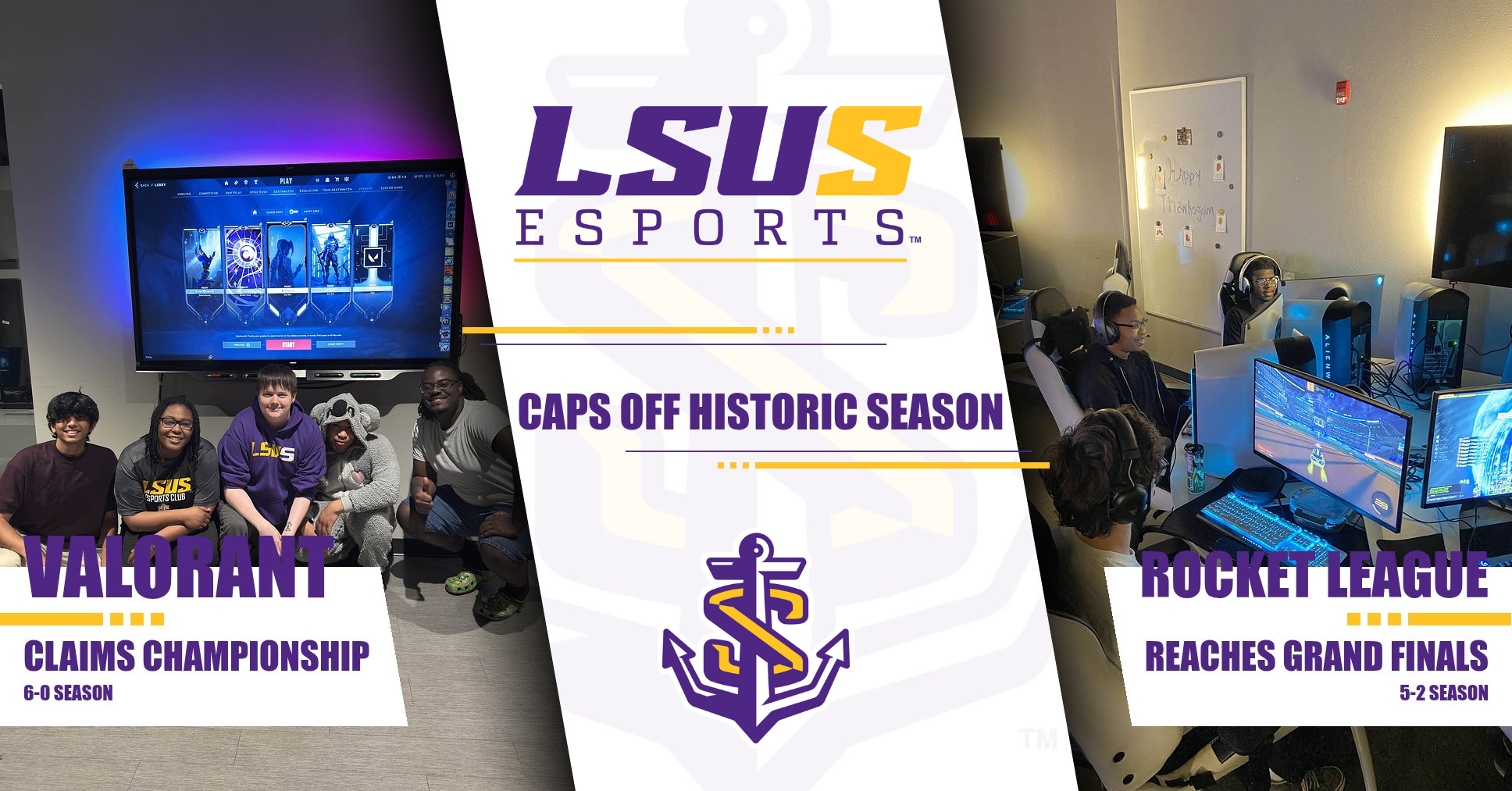 LSUS Esports Caps Historic Season with Championship Title and Grand Finals Appearance