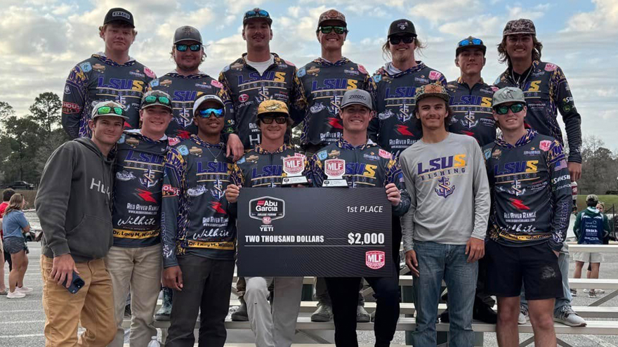 LSUS Pair Win College Fishing Event on Lake Seminole