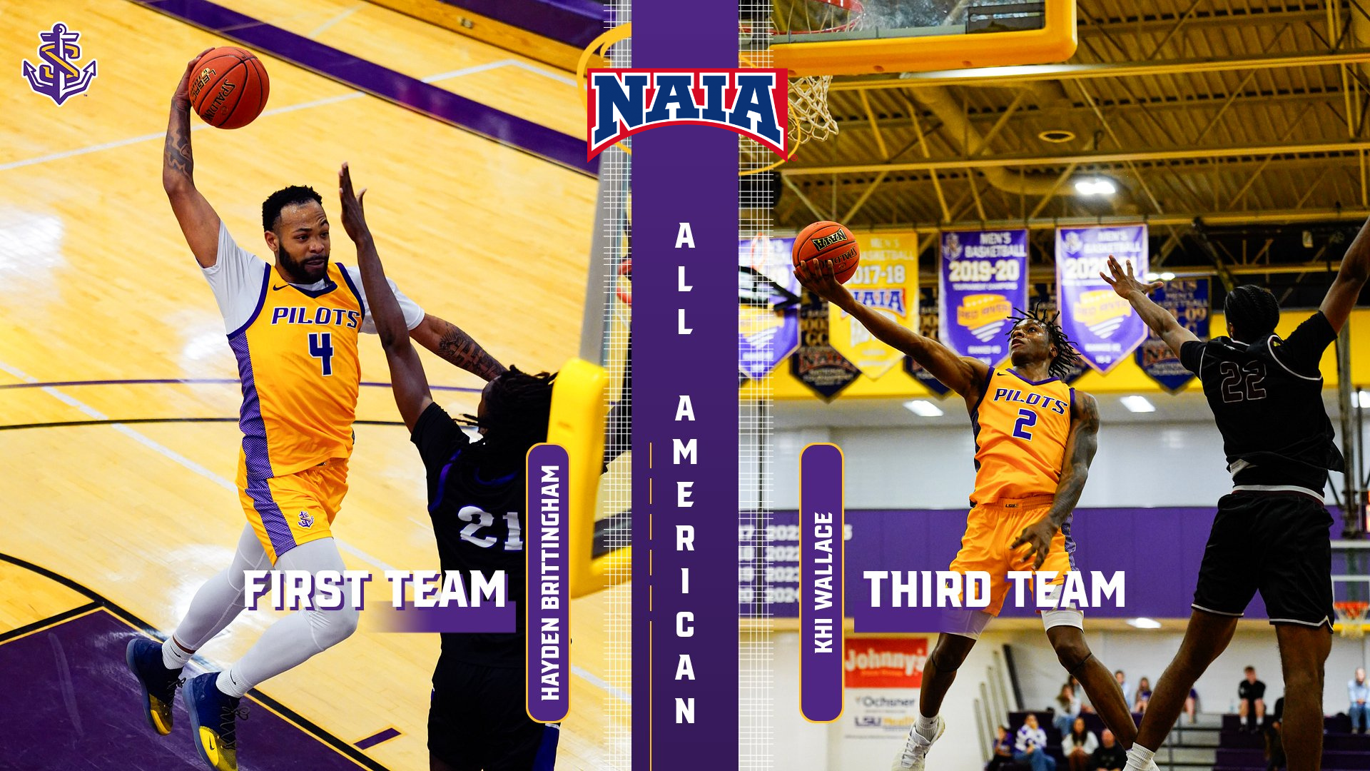 Brittingham Headlines First Team, Wallace Earns All-America Nod for LSUS