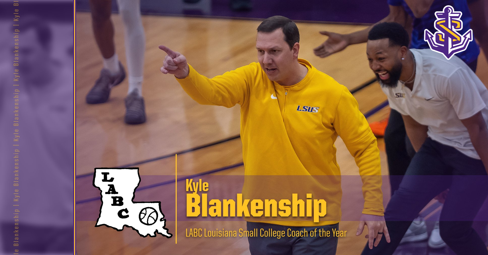 Blankenship Named LABC Louisiana Small College Coach of the Year
