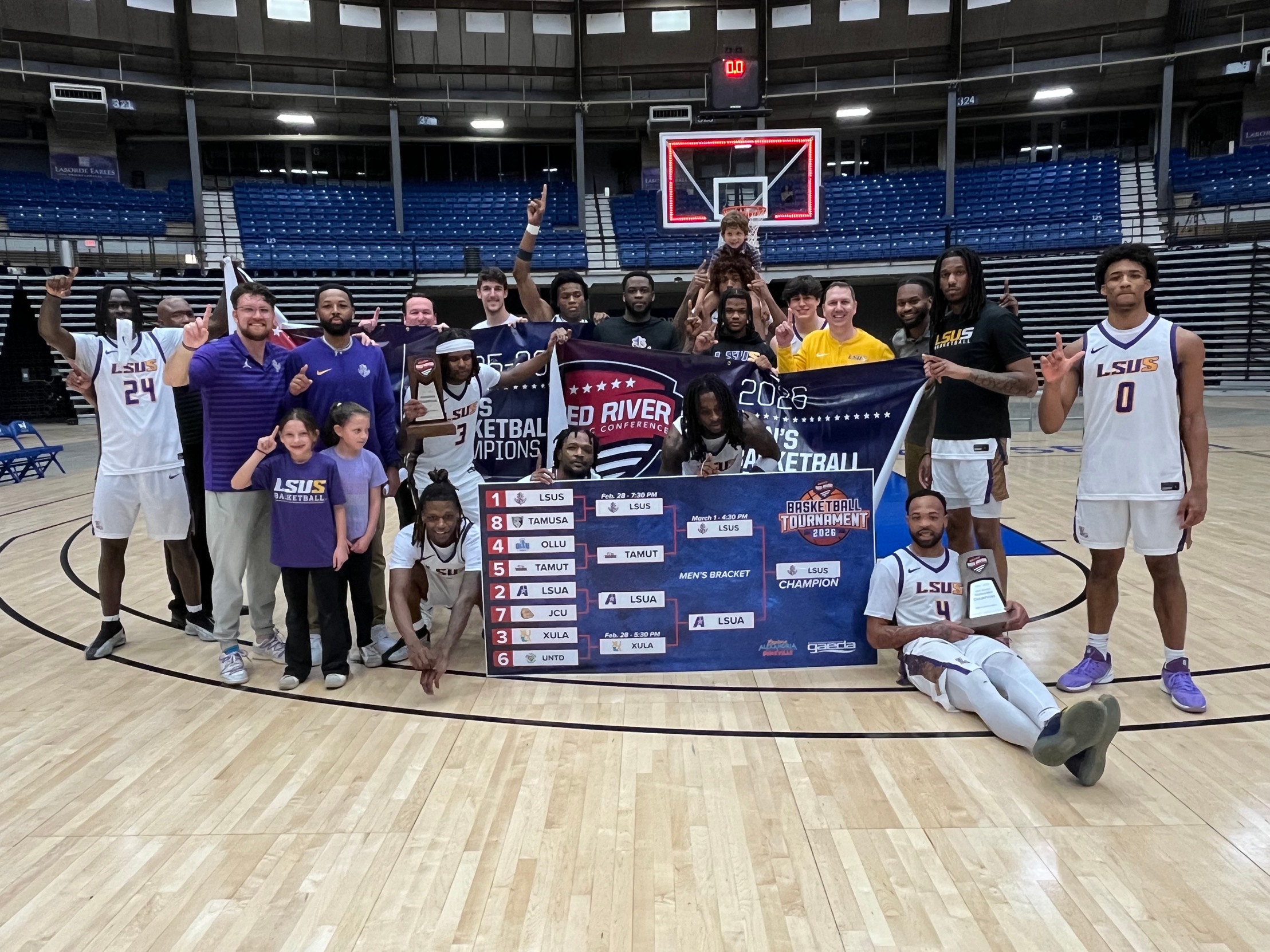 Pilots Claim RRAC Tournament Title with 87-70 Win Over LSU Alexandria; Brittingham Named MVP
