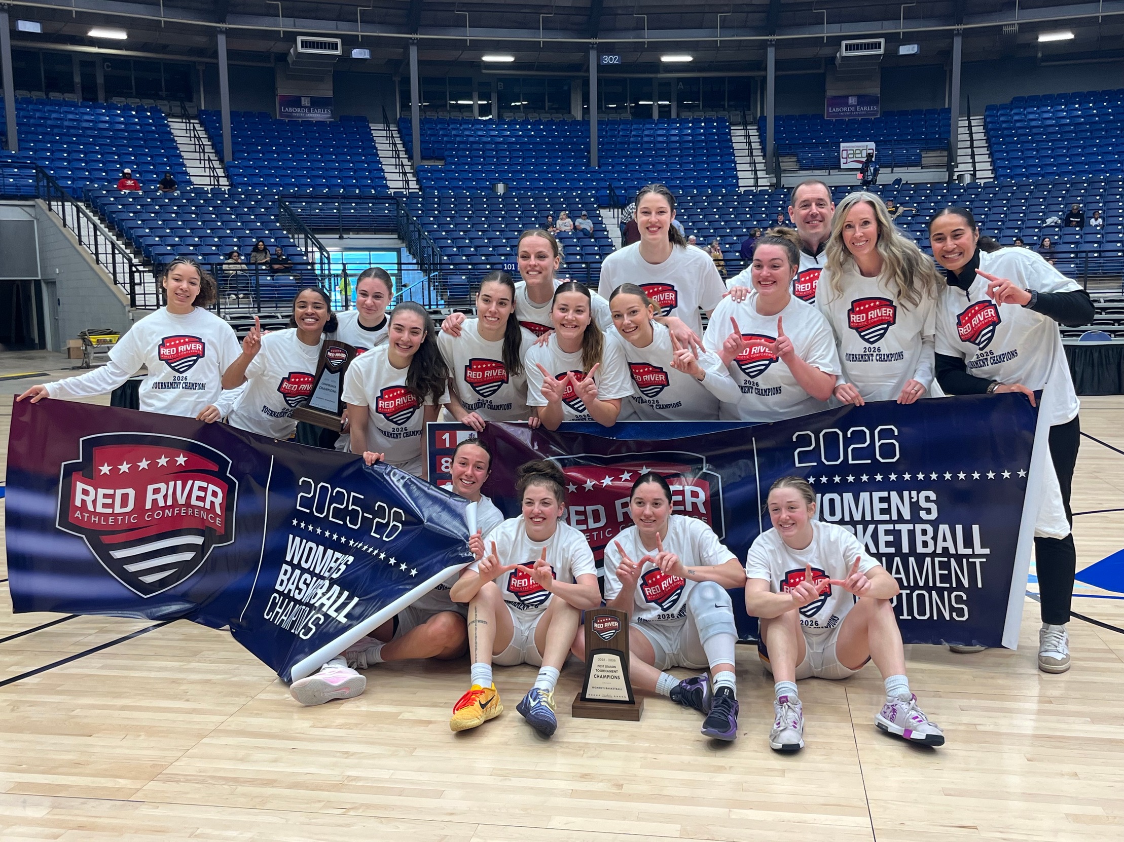 LSUS Women's Basketball Captures RRAC Tournament Title with 64-59 Win Over TAMUSA; Markisic Named Tournament MVP