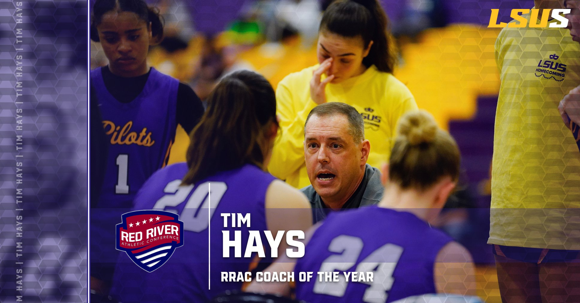 Hays Earns Back-to-Back RRAC Coach of the Year Honors