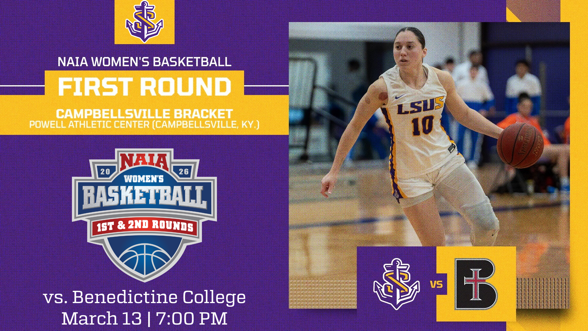 No. 7 LSUS Set to Face No. 10 Benedictine in NAIA Women&rsquo;s Basketball First Round