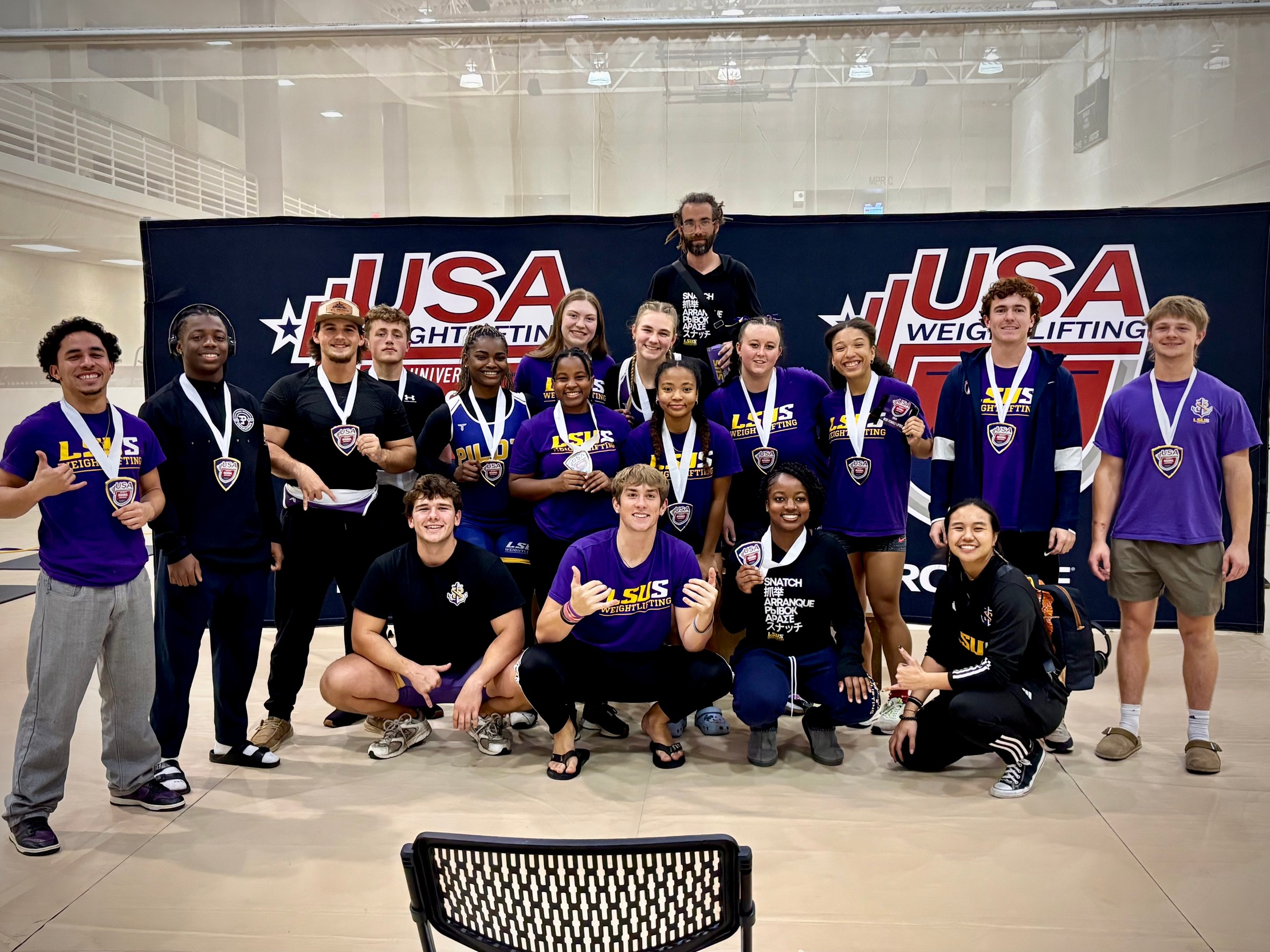 LSU Shreveport Weightlifting Claims Top Honors at USA Weightlifting Regional University Championship