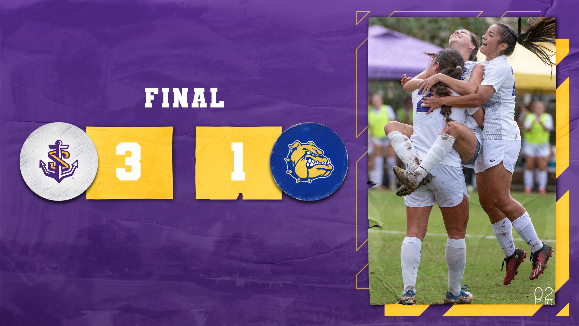 Lady Pilots Take Down Bull Dogs 3-1