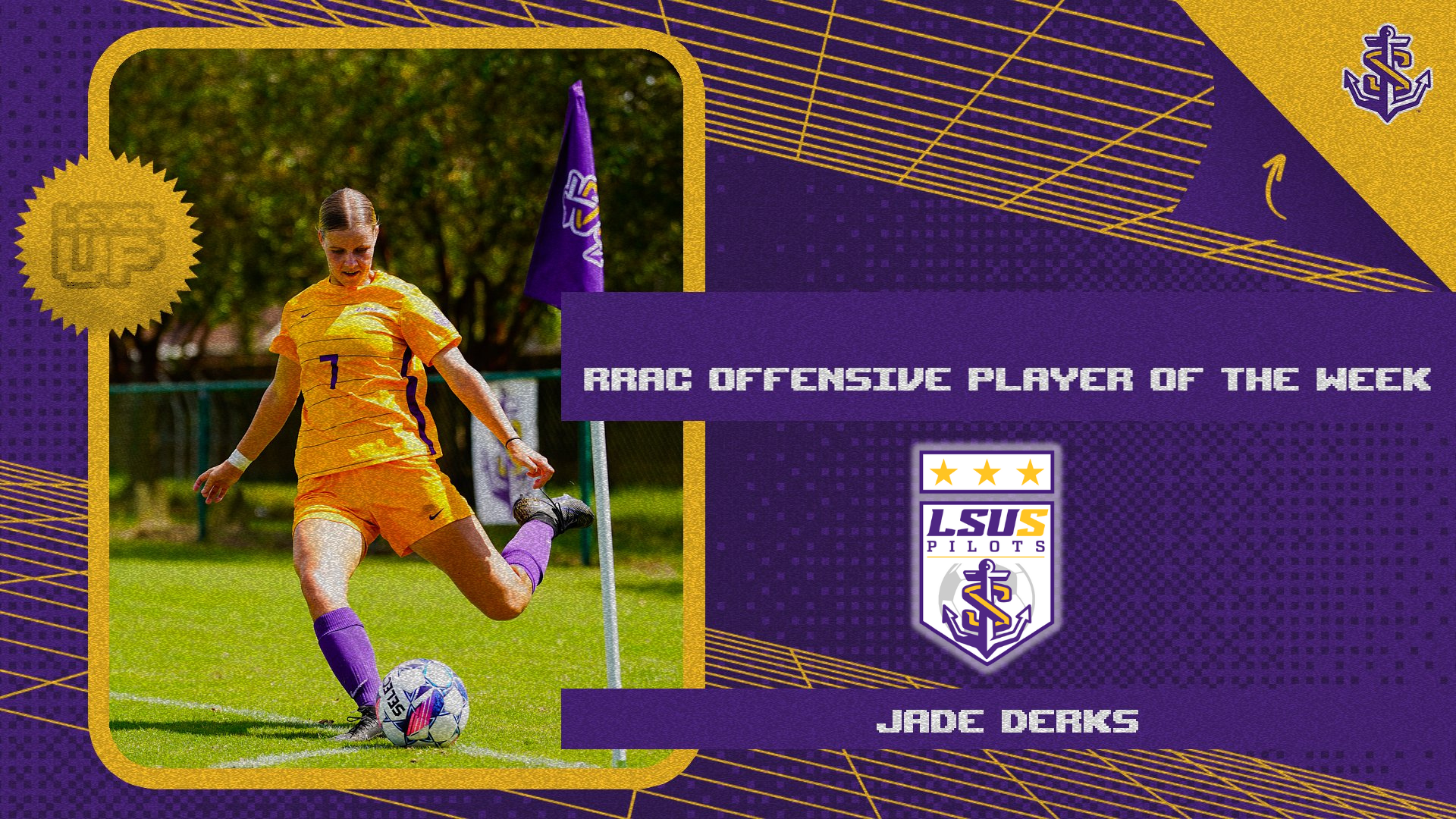 Derks Named RRAC Offensive Player of the Week