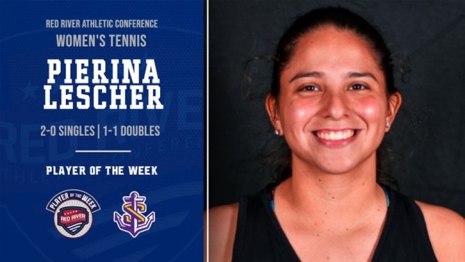 Lescher Named RRAC Player of the Week