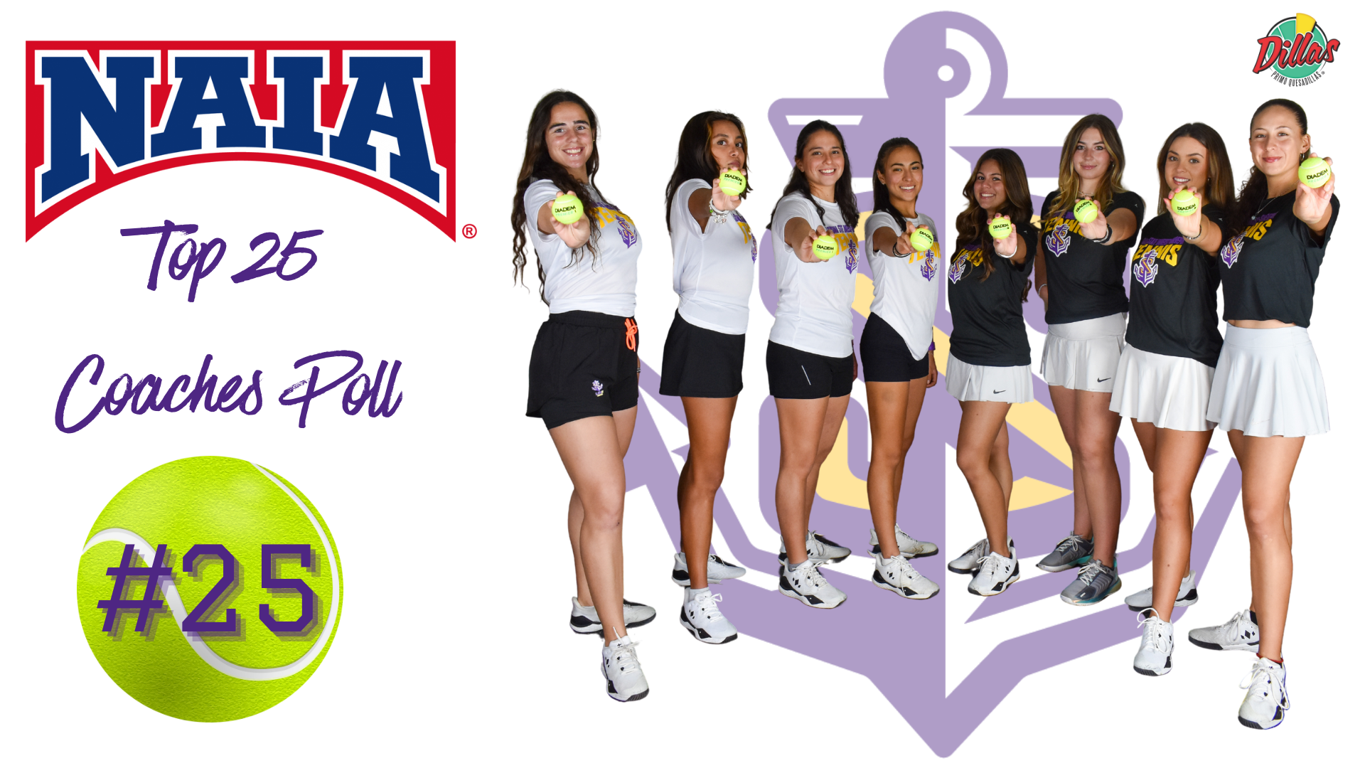 LSUS Women&rsquo;s Tennis Ranked No. 25 in NAIA Top 25 Coaches Poll