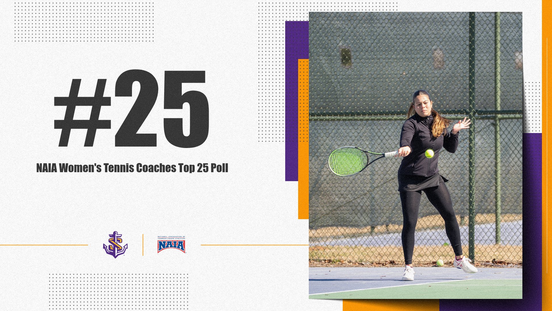 LSUS Women&rsquo;s Tennis Ranked No. 25 in Latest NAIA Coaches Top 25 Poll